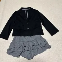 ジャケットとフリルキュロット