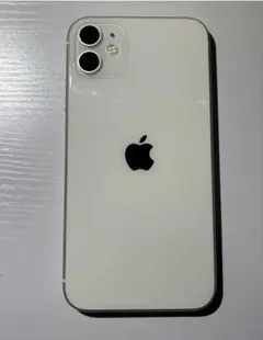 iPhone11 128GB ホワイト SIMフリー 背面割れあり 動作確認済 iPhone11 128GB ホワイト MWM22J／A 国内版SIMフリー MWM22J/A