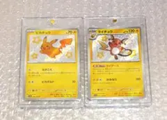 色違いピカチュウ s　色違いライチュウ s