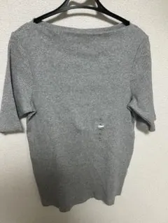 UNIQLO リブボートネックT XL