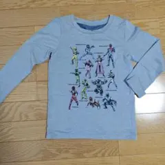 戦隊キャラクター長袖ヒートテック　グレー