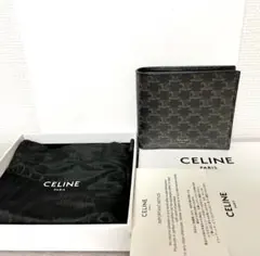 CELINE バイフォールドウォレット / クロコダイル型押しカーフスキン
