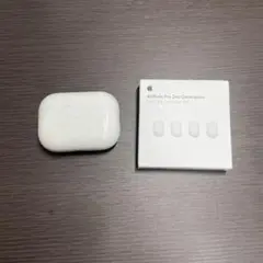 AirPods Pro 第2世代 充電ケース+右耳のみ 未使用イヤーチップ2個付