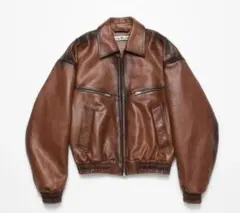 【25ss】Acne Studios レザーボンバージャケット