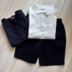 ⭐︎お受験3点セット⭐︎ ファミリア サイズ120 半袖ポロシャツ　ベスト　半ズボン