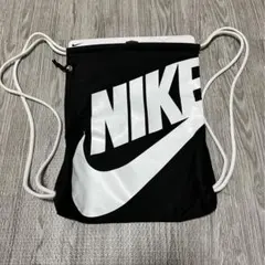 新品未使用■NIKE ナイキ ナップザック ジムサック サイドファスナー付き 黒
