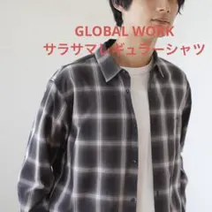 GLOBAL WORK サラサマレギュラーシャツ グローバルワーク 2のサムネイル
