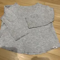 GAP グレー 長袖カットソー　アンダーシャツ　綿100% コットン100