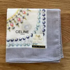 CELINE シルク混ハンカチ