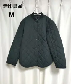 無印良品 洗える中わたキルティングジャケット　Mサイズ　レディース　黒