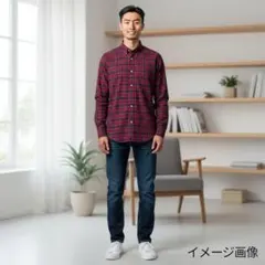 ブルックスブラザーズRed Fleece長袖チェックシャツ メンズL古着