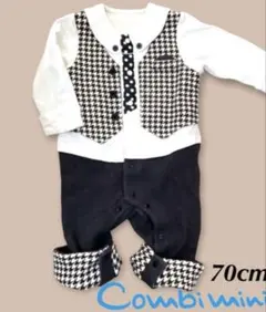 【コンビミニ】　フォーマル用ロンパース　70cm