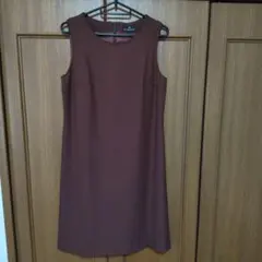 Karl Park Lane ワンピース/ダークブラウン/7号/試着のみ/日本製