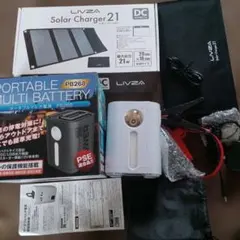 未使用 JUANCLOUD バッテリーIPカメラpro+ ソーラーパネルセット
