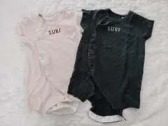 SURF ロンパース 60~70cm 西松屋半袖 2点セット