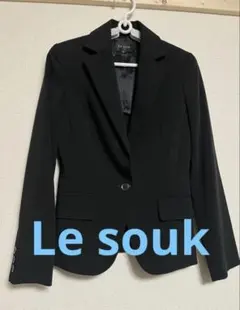 Le souk ブラック テーラードジャケットのサムネイル