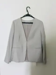 【新品】Natural Beauty Basic　ノーカラージャケット　L