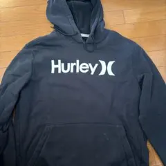 Hurley ブラック フード付きパーカー