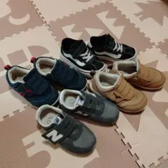 Mizuno New Balance Vans 4足セット 16cm 16.5