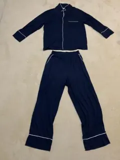 ネイビー パジャマセット Mサイズ