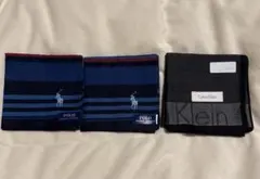 Polo Ralph Lauren Calvin Klein ハンカチ3枚セット