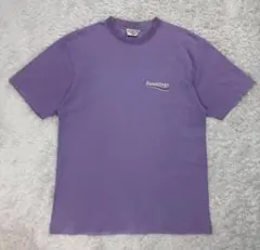 balenciaga バレンシアガ キャンペーンロゴ刺繍Tシャツ パープル XSのサムネイル