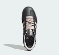 adidas サンバ　23cm リボンシューレース ガムラバーソール