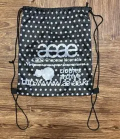 aeae ドット柄 ナップサック リュック