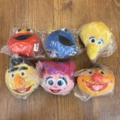 新品【セサミストリート】フェイスマスコット　コンプリート（6種）セット