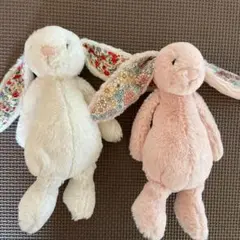 うさぎ型ぬいぐるみ 2色セット