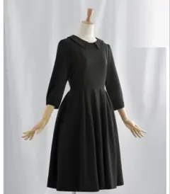 極美品✨フォクシー 女優襟コート七分袖 ワンピース ブラックL 2026年最新】Foxey レディース 長袖・七分袖ひざ丈ワンピースの人気