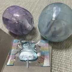 サンリオ　ガチャ　ふわふわフロッキードール　キャンディチャーム　シナモン
