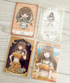 カラフルピーチ　Arabian Peach Night トレカ　えと　4枚のサムネイル