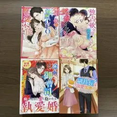 ベリーズ文庫 小説 4冊セット⭐️オススメ‼️