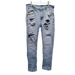 ❤OLD NAVY メンズ スリムフィット ダメージスキニーデニム 40サイズ