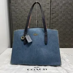 こ*ゃ様 COACH デニムトートバッグ