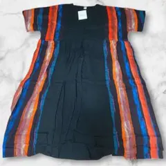 ⭐️新品タグ付き⭐️ ロングワンピース　ゆったり　体型カバー　マキシ丈　L〜LL　夏