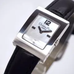 119 稼働 Dior 時計 D78-109 パール マリス シェル バンド付き