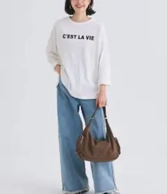 コカ　ロゴtシャツ 長袖Tシャツ ホワイト