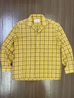 60s〜 Penneys TOWNCRAFT オープンカラー　チェックシャツ
