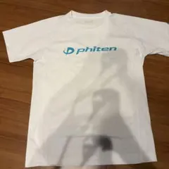 phiten ホワイト 水色　Tシャツ