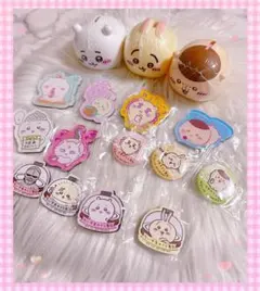 ちいかわ　うさぎ　くりまんじゅう　マグネット　貯金箱　ガチャ　くら寿司　缶バッチ