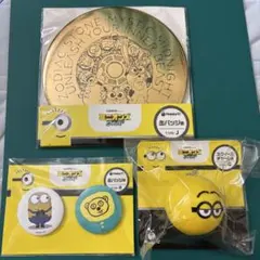 ミニオンズ フィーバー Happyくじ 缶バッジ スクイーズチャーム