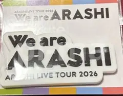 嵐 We are ARASHI 2026 ライブ ロゴマグネット