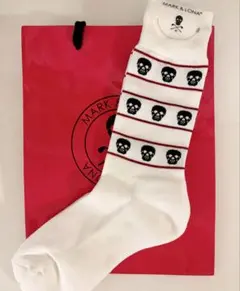 新品MARK & LONA スカル柄ソックス