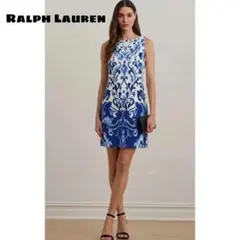 ラルフローレン　Ralph Lauren ワンピース　ノースリーブ　花柄 美品