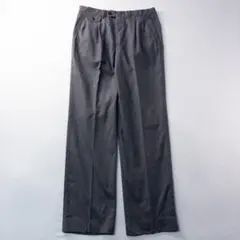 80s イタリア製　Dunhill 　ワイドスラックス SIZE-48 2026年最新】Dunhill カラー：グレイ系 メンズ スラックスの人気