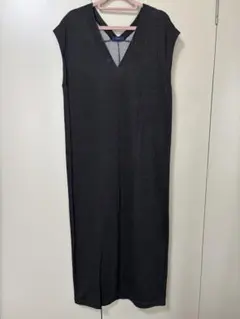シップス ロングワンピース ブラック