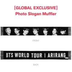 BTS ARIRANG 韓国限定 バンタン アリラン フォトスローガン マフラー