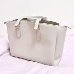 ビジネス トートバッグ ベージュ レディース 洋服の青山のサムネイル